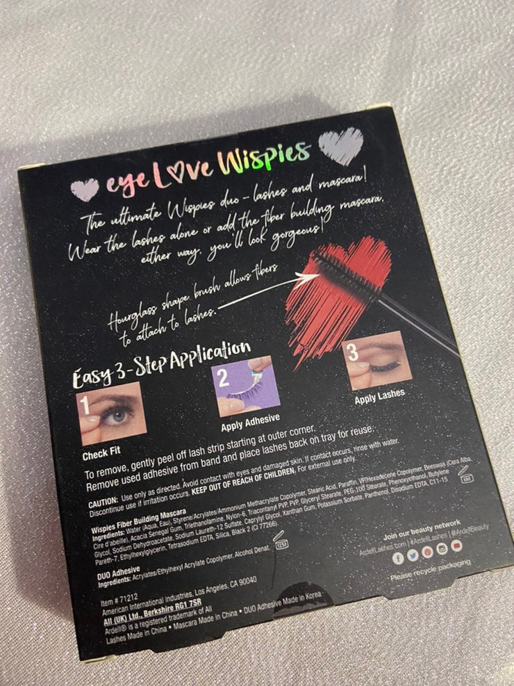Ardell and Wispies Lashes