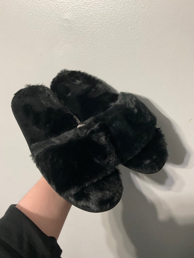 Victoria’s Secret Black Slippers