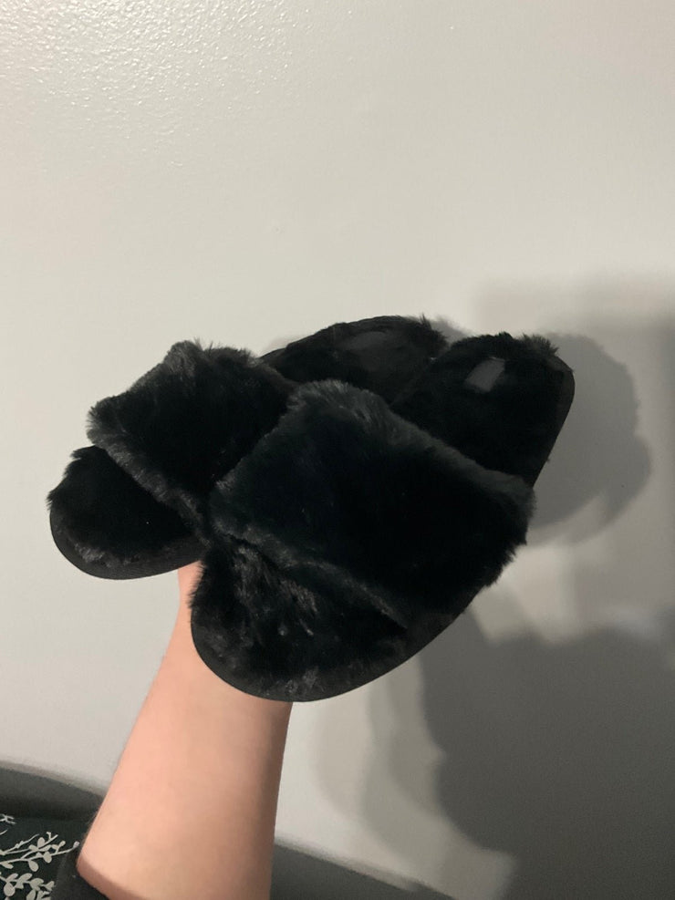 Victoria’s Secret Black Slippers