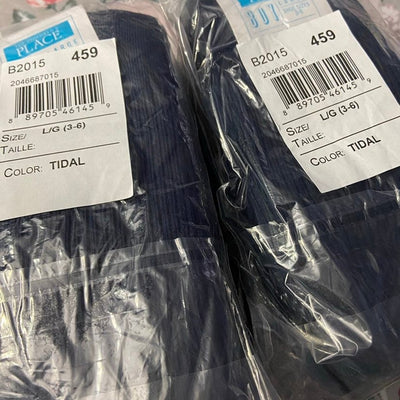 Boy's Navy Crew Socks