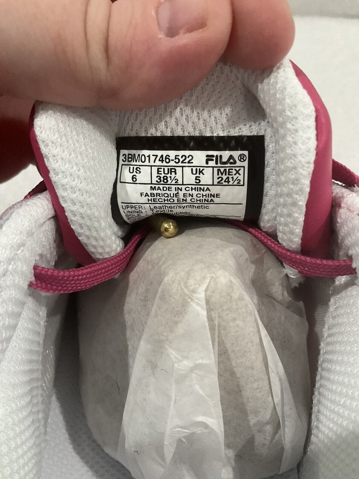 FILA Grade School LNX-100 Chain Stitch Pink 3BM01746-522 Size 6