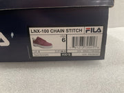 FILA Grade School LNX-100 Chain Stitch Pink 3BM01746-522 Size 6