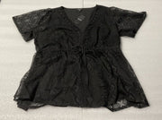 Torrid Black Lace Blouse Size 2X