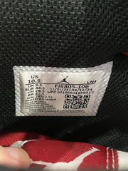 Men’s Nike Jordan 1 Mid TD Cleats Red Black White Size 10.5