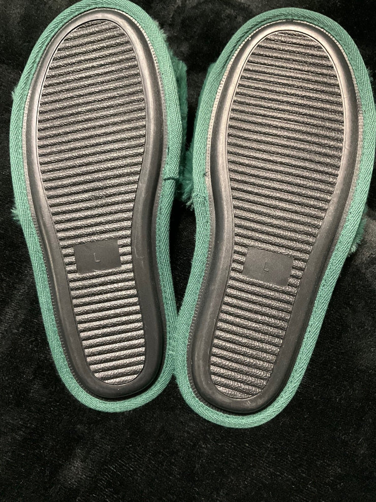 Victoria’s Secret Deepest Green Slippers