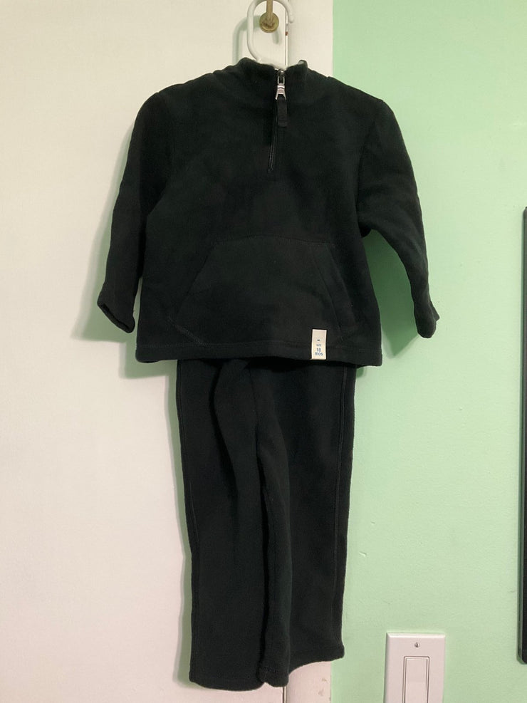Vintage Children’s Place Black Fleece Set