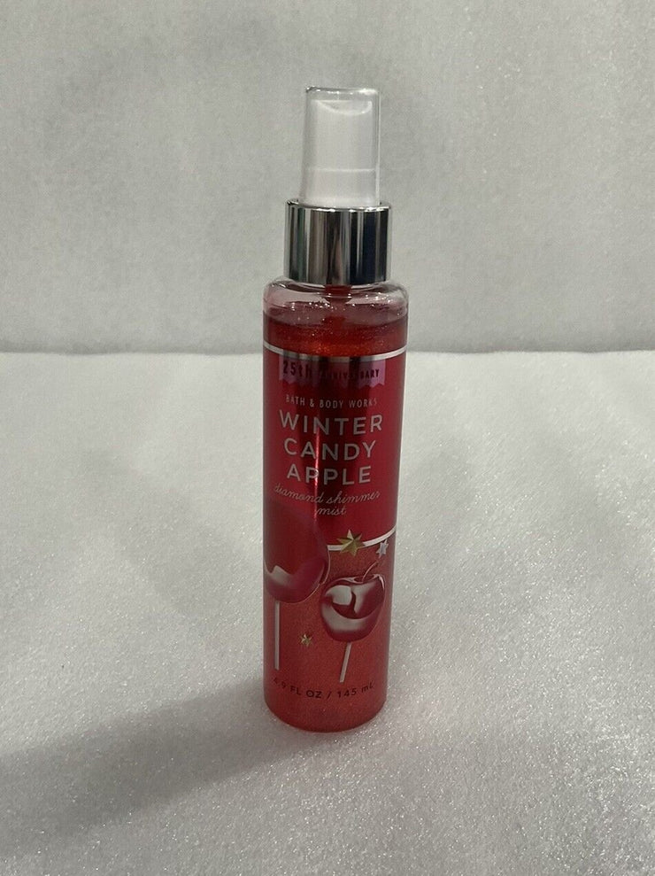 Bath and Body Works Winter Candy Apple 25th Anniversary Diamond Shimmer Mist
