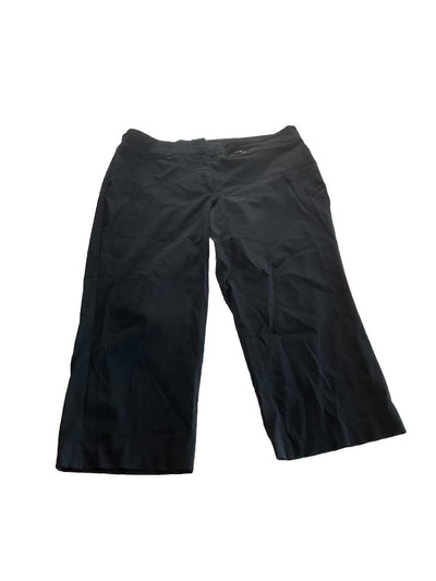 Lane Bryant Black Capri Pants with Zipper Pocket Size 20