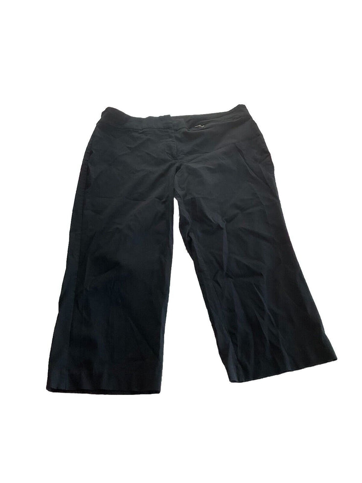 Lane Bryant Black Capri Pants with Zipper Pocket Size 20