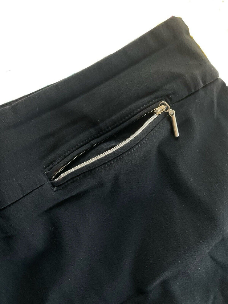 Lane Bryant Black Capri Pants with Zipper Pocket Size 20