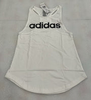 Adidas Women’s Essential Linear White Loose Tank Top Size XS