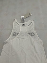 Adidas Women’s Essential Linear White Loose Tank Top Size XS