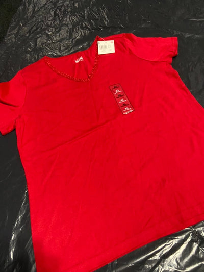 Basic Editions Red Tee