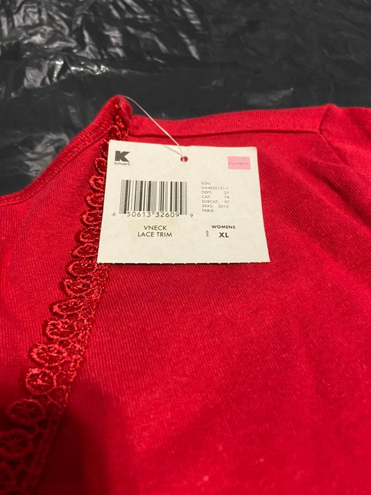Basic Editions Red Tee
