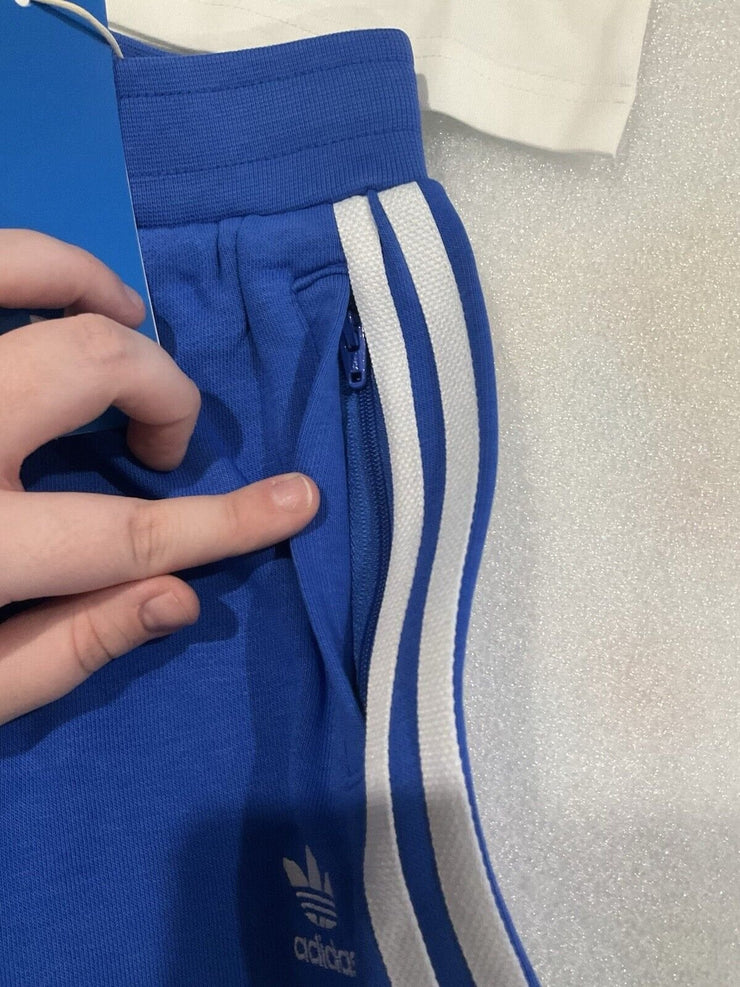 Adidas Kid’s Blue White Tee Shorts Set Size 4T