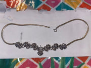 Sterling Silver Rose Necklace