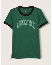 Victoria’s Secret Green Ringer Tee