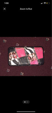 Claire's Pink Zebra Wallet