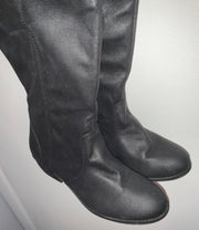 Avenue Over the Knee Black Boots