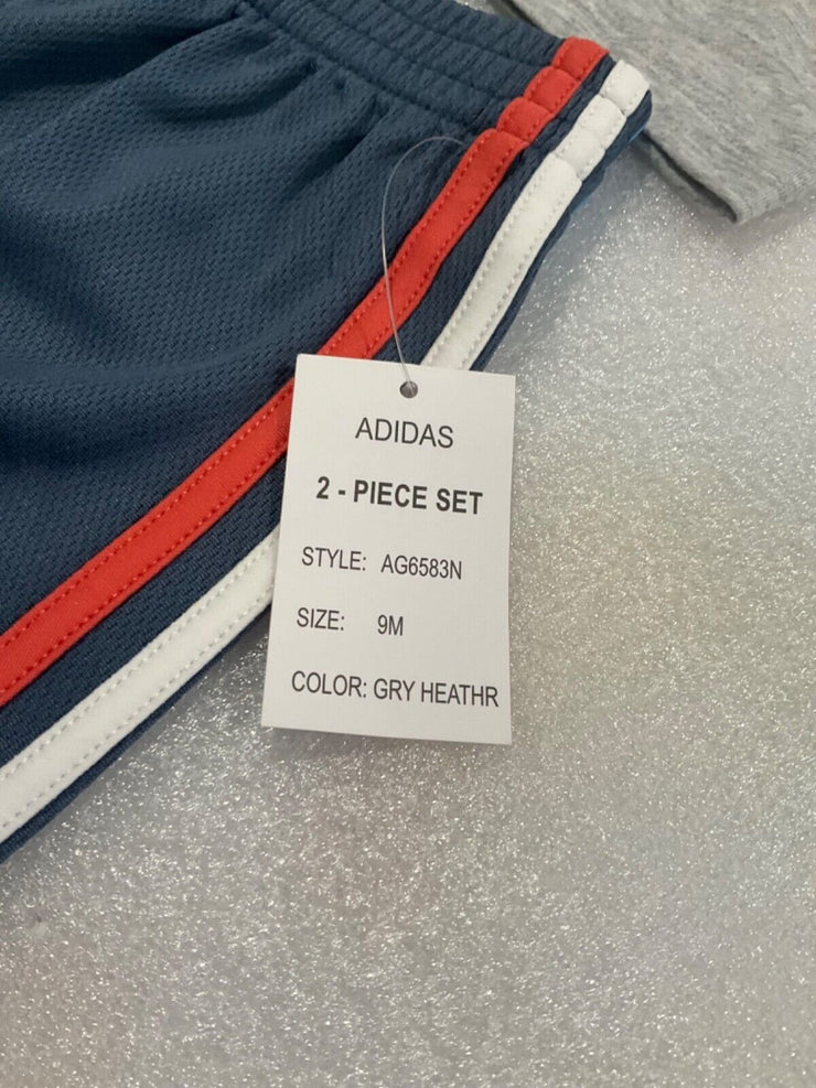 Adidas Kids America Tee and Short Set Size 0-3M 3-6M 6-9M