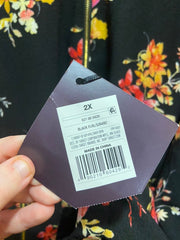 Ava and Viv Floral Bomber Jacket