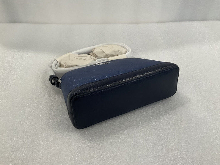 Kate Spade Glitter Tinsel Parisian Navy Blue Dome Bag