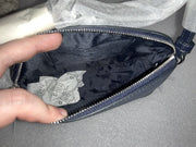 Kate Spade Glitter Tinsel Parisian Navy Blue Dome Bag