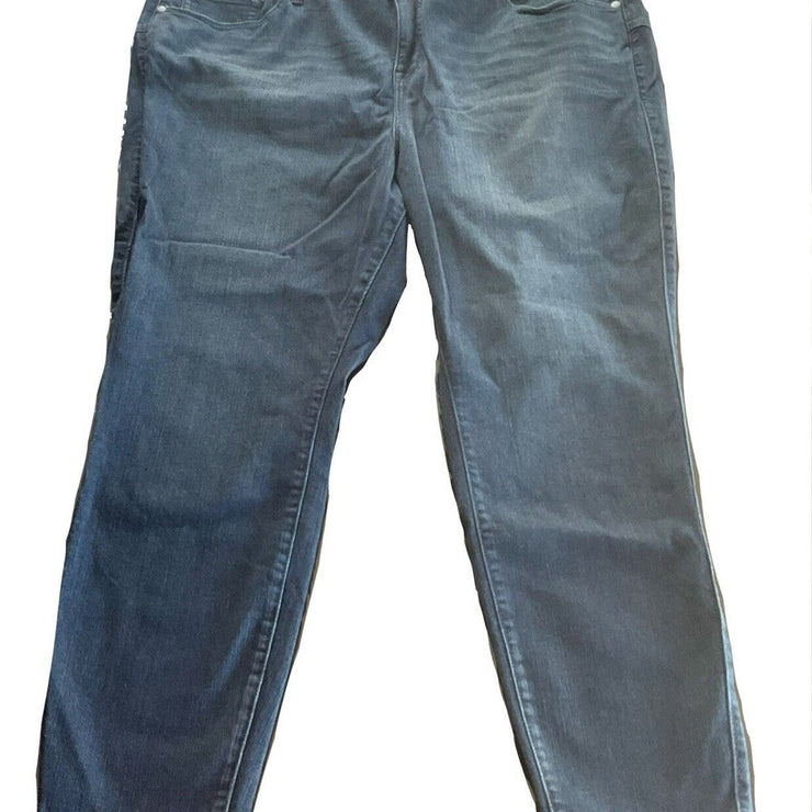 Torrid Blue Bombshell Skinny Jeans Size 24 SHORT
