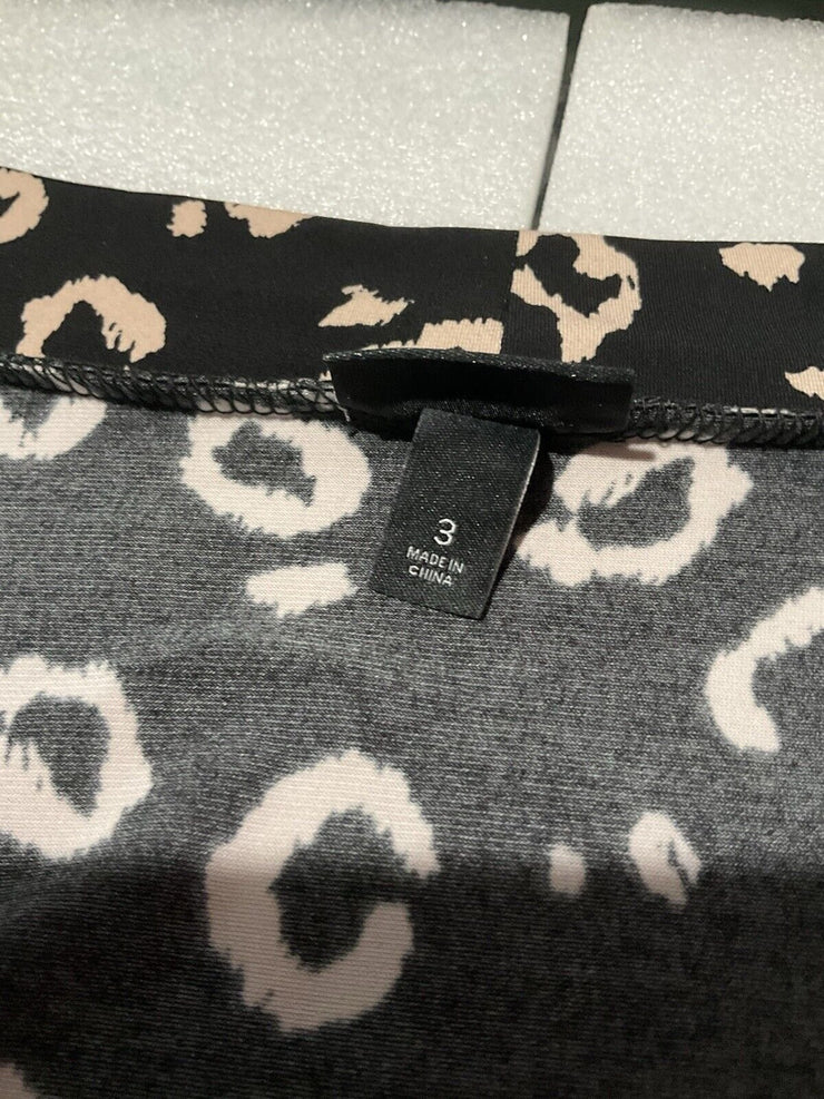 Torrid Pink Leopard Black Cardigan Size 3X