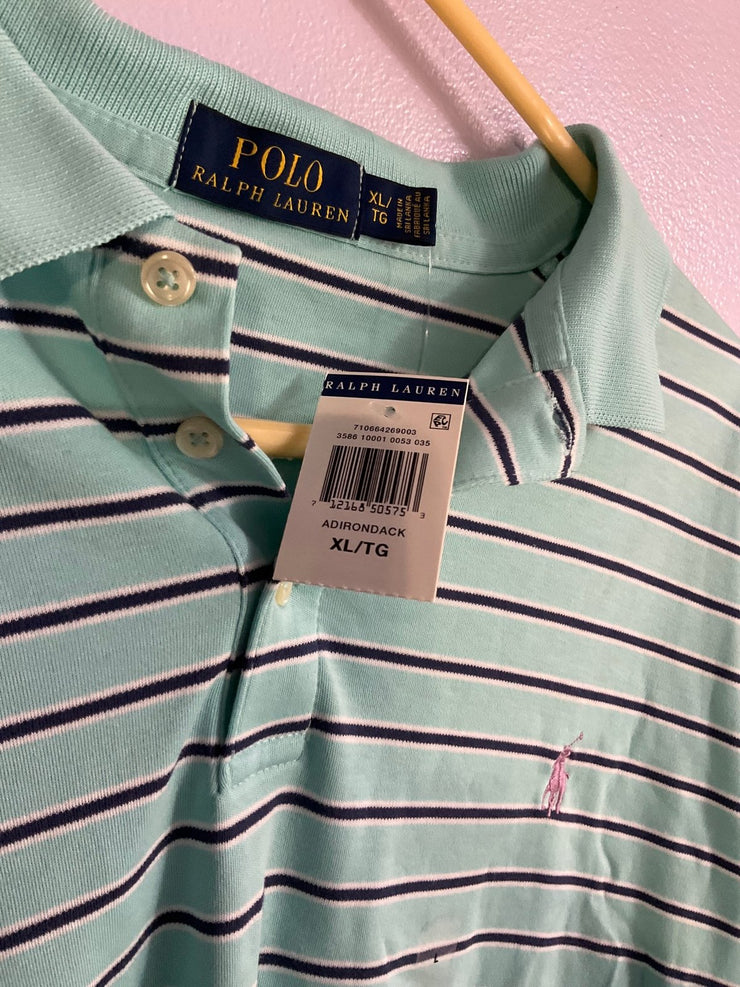 Polo Ralph Lauren Teal w/ Blue Stripes
