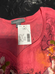 Essentials Coral Floral Tee