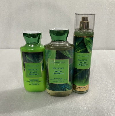Bath and Body Works Waikiki Beach Coconut Set