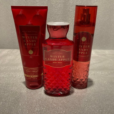 Bath and Body Works Winter Candy Apple Set