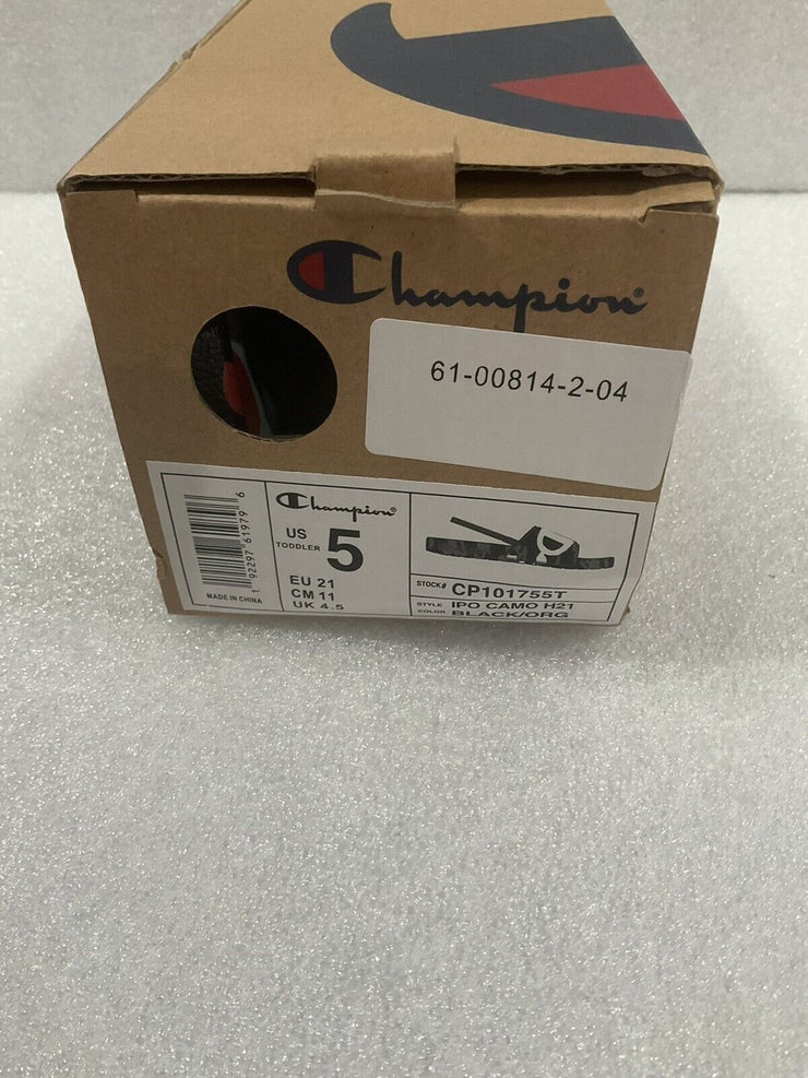 Champion IPO Camo Toddler Slides CP101755T Size 5