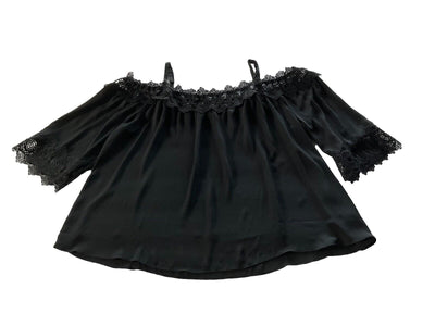 Women’s IZ Byer Black Lace Cold Shoulder Size 2X