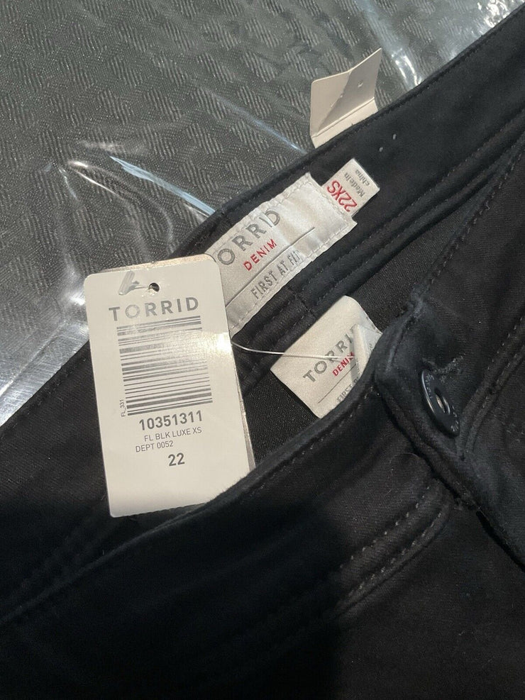 Torrid Black Luxe Jeans Size 22XS