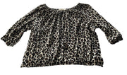 Women’s Michael Kors Leopard Shirt Size 3X