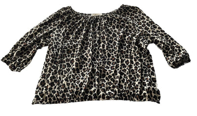 Women’s Michael Kors Leopard Shirt Size 3X
