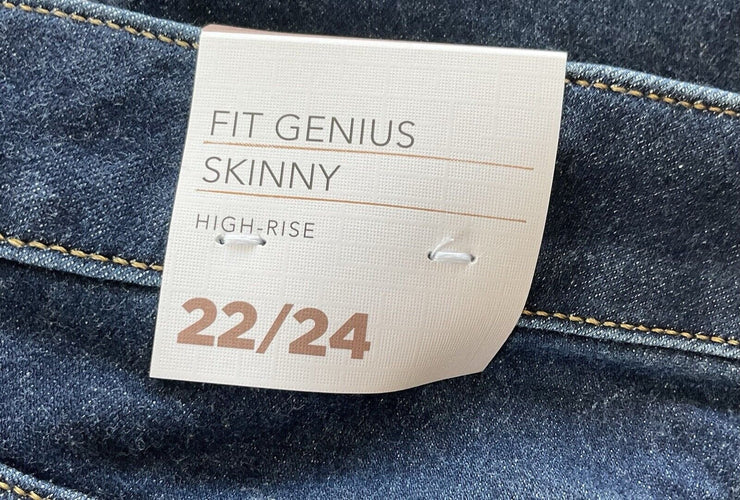 Lane Bryant Genius Fit High Rise Skinny Jeans Size 22/24