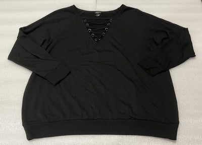 Torrid Black Ring Sweatshirt Size 3X