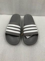Adidas Men's Adilette Shower Slide Grey White GY1891 SIZE 13