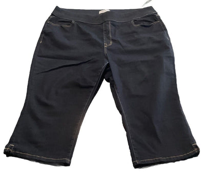 Lane Bryant Navy Pull On High Rise Jegging Pedal Size 22W