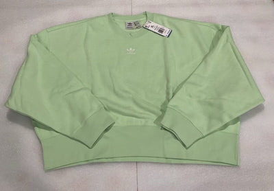 Adidas Women’s Adicolor Essentials Green Crew Sweatshirt Size XL