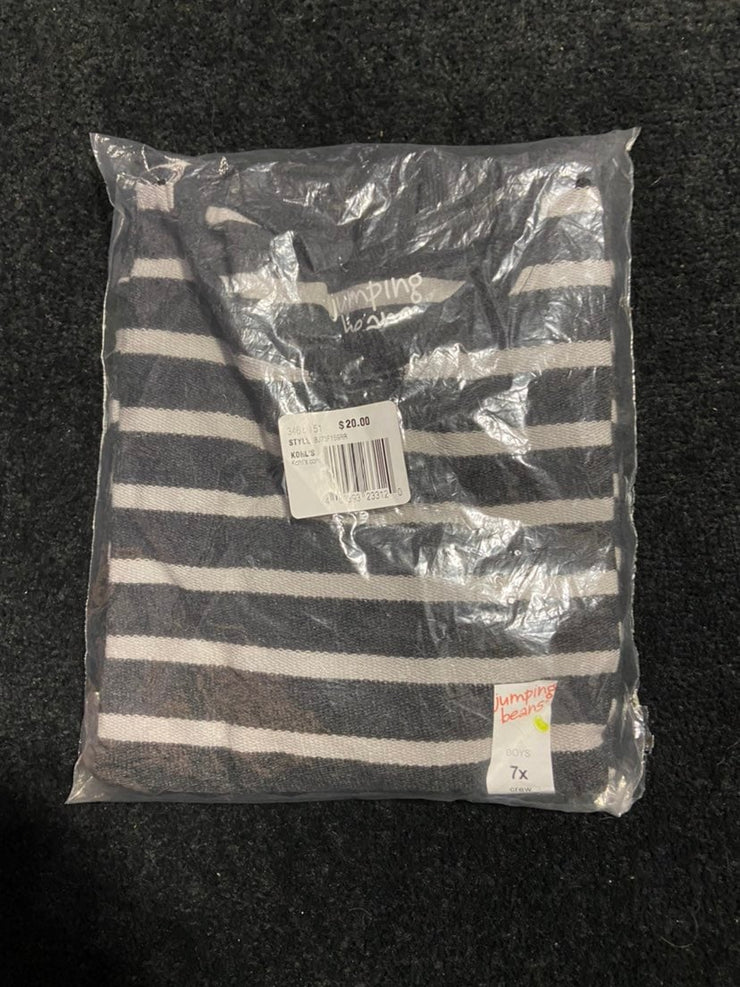 Boys Jumping Beans Striped Sweatshirt