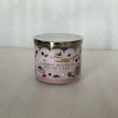 Cherry Blossom Pound Cake 3-Wick Candle