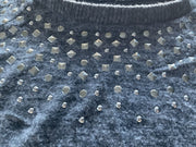 Torrid Grey Silver Studded Sweatshirt Size 4X