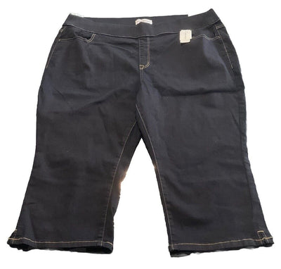 Lane Bryant Navy Pull On High Rise Jegging Pedal Size 22W