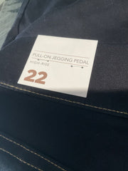 Lane Bryant Navy Pull On High Rise Jegging Pedal Size 22W