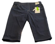 D. Jeans Recycled Denim Butt Lifter Navy Capri Jeans Size 22W