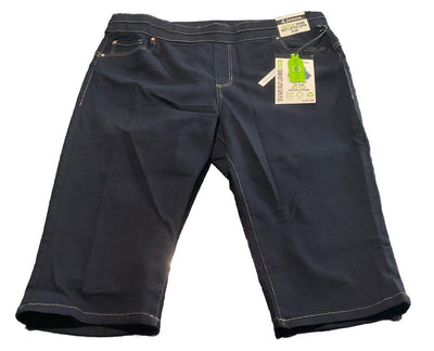 D. Jeans Recycled Denim Butt Lifter Navy Capri Jeans Size 22W